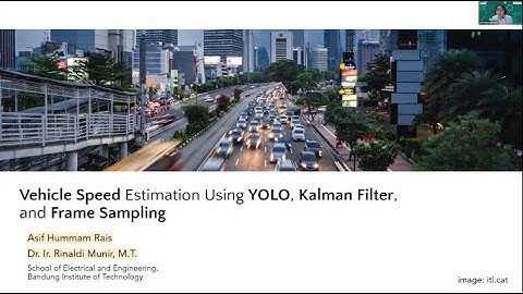 Vehicle Speed Estimation Using YOLO, Kalman Filter, and Frame Sampling