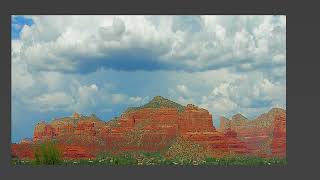 Sedona From the Flight Deck