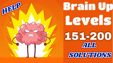 Brain Up Game All Levels 151 - 200 Gameplay Walkthrough | (IOS - Android) | By Azure Global