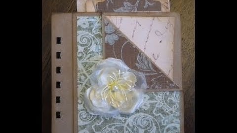 Scrapbook Tutorial: Multi-Pocket Page for Mini Albums