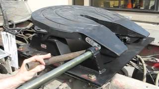 Blocage amovible Larochelle pour sellette de camion / Larochelle No-tilt kit for truck 5th wheel