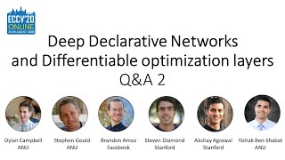 ECCV 2020 - Deep Declarative Networks (DDN) and Differentiable Optimization Layers - Q&A 2 Profile