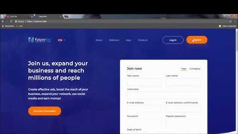 How to register on FutureNet