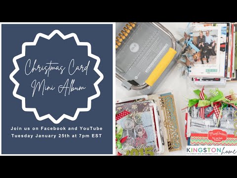 Let's Make a Christmas Card Mini Album! 