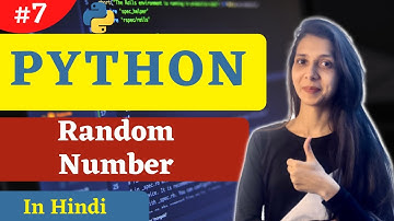 Python Generate Random Number [Hindi]| #7 #coder #codewithsheetal