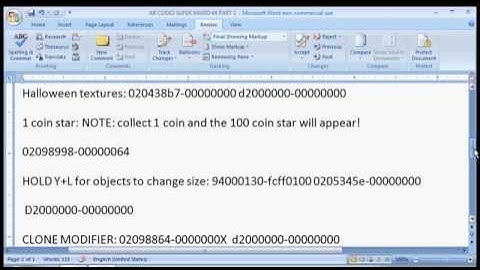 AR CODES SUPER MARIO 64 PART 1