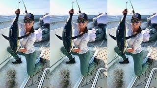 BLACKFIN TUNA aboard Hookd charters on 6hr trip in Destin Florida