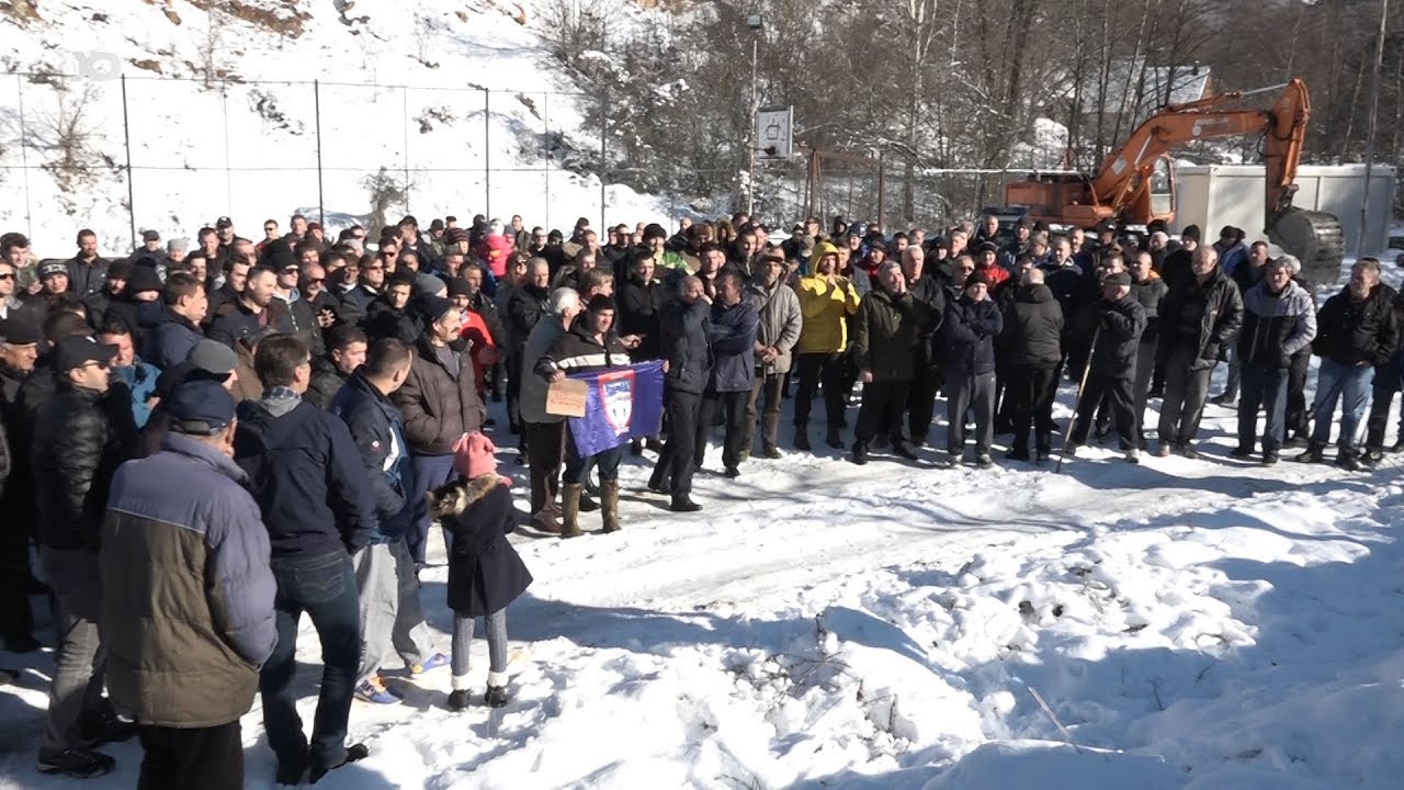 Banorët e Shtërpcës kundërshtojnë me protestë hidrocentralin