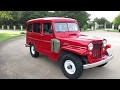 1956 Willys 4x4 wagon, same family since new, warn overdrive
