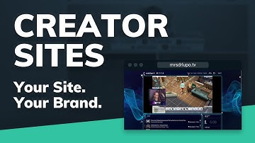 Introducing Creator Sites, the website builder and commerce platform for live streamers