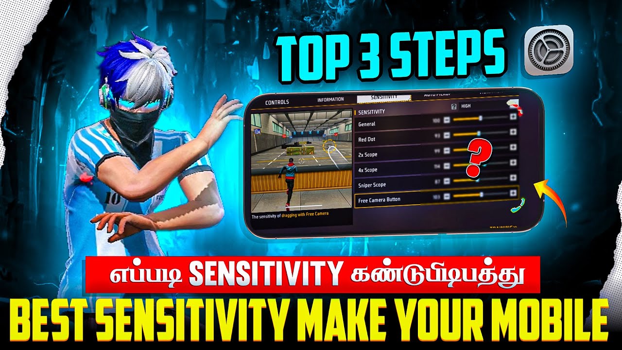 Top 3 Steps How To Make Onetap Sensitivity Tamil 💯|| Best Sensitivity Make Your Mobile ? Free Fire 🔥