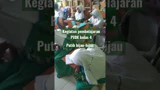 putih hijau-hijau | kegiatan pembelajaran PJOK kelas 4 #madrasah#shorts #renang #bersyukur #bersama