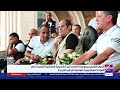 الرئيس السيسي يتابع الطابور الصباحي للياقة البدنية خلال زيارته للأكاديمية العسكرية 