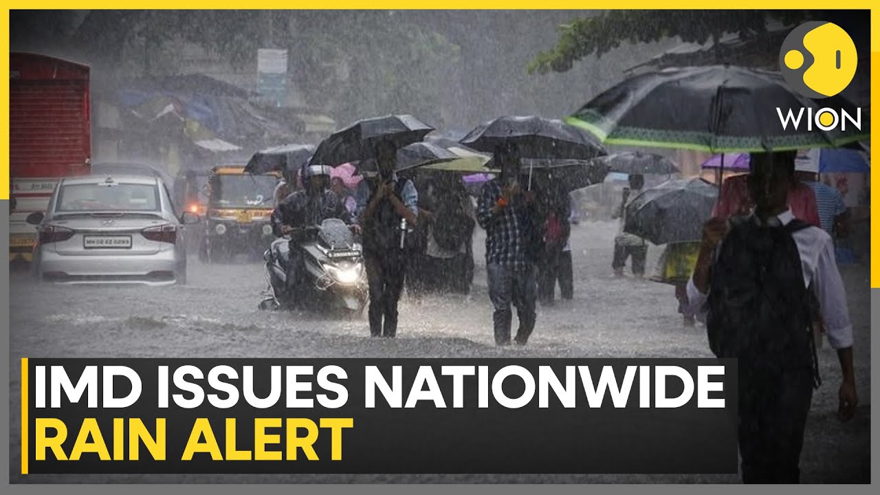 India: IMD Issues Nationwide Heavy Rain Alert Across 26 States | WION ...
