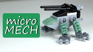 LEGO Micro Mech 004 - Includes Tutorial by Let's Do This 11,806 views 5 years ago 5 minutes, 40 seconds