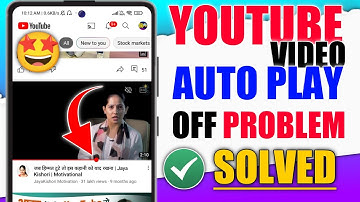 Youtube Video Auto Play Problem|Fix Autoplay On Home Video Problem|Turn Off Autoplay Youtube|