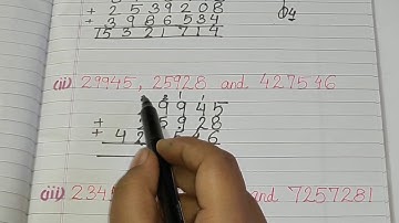 Class -5 Chapter-2  Operation Of Large Numbers (Exercise 2.1,Part-2)
