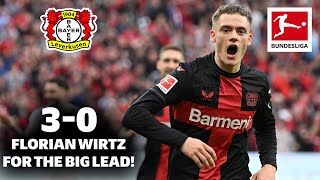 Florian Wirtz Wondergoal - Leverkusen With One Hand On The Bundesliga Title 