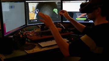 Leap motion Orion and Oculus Rift, interaction with archaeological artefacts