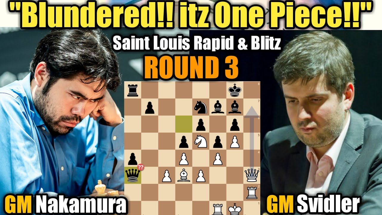 Hikaru Nakamura wins 2021 Saint Louis Rapid and Blitz