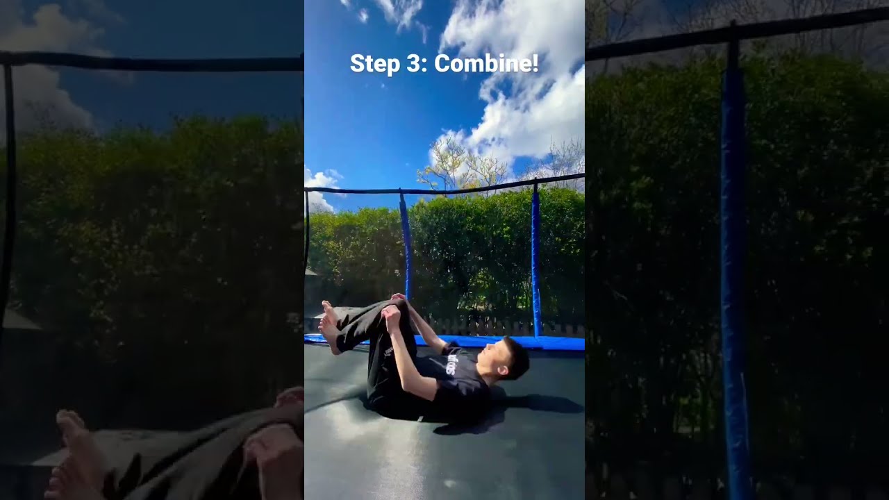 How To Back Flip In 6 Easy Steps Backflip Trampoline Insane Flips