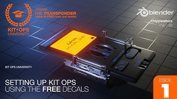 Blender KIT OPS Transponder PART 1: Setting up