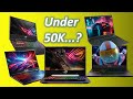Best Gaming Laptops under 50K , best performance gaming laptop