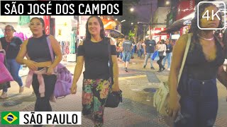🇧🇷 SÃO JOSÉ DOS CAMPOS | Centro: Interior de São Paulo, Brazil【4K  UHD】