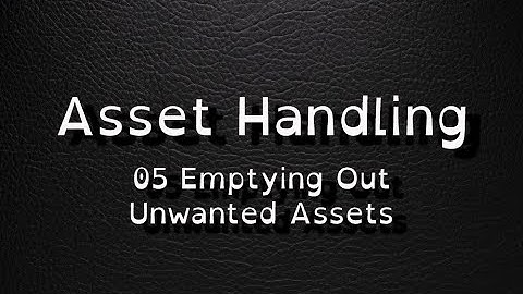 Unreal 5 Tutor: Asset Handling 05: Emptying Out Unused Assets