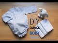 DIY Como hacer body camisa bebe (patrones gratis)