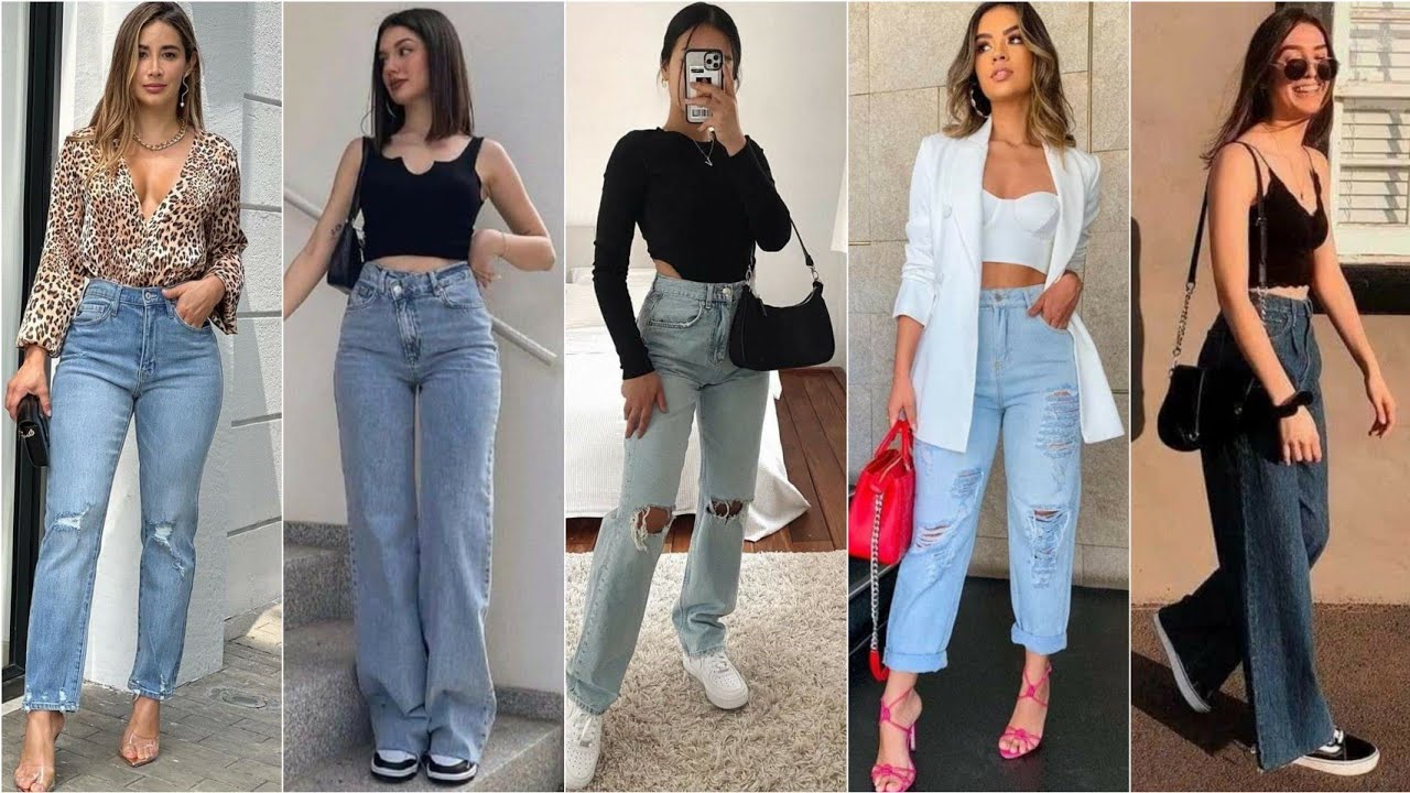 moda en pantalones jeans cómodos juveniles de moda y tendencia 2022