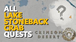 Redfox Merchants - Lake Stoneback Crab ALL QUESTS Crimson Desert