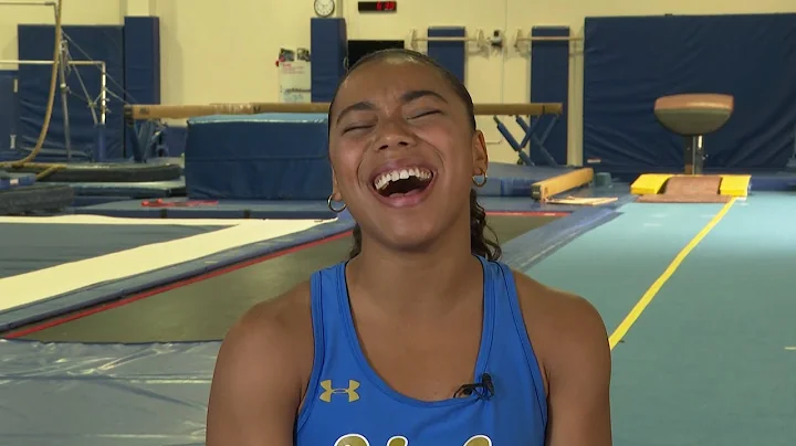 Bruins' Margzetta Frazier shows off her pipes play...