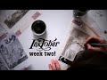 Inktober 2025 week two | settling into the rhythm of daily drawing