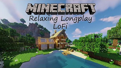 Minecraft Relaxing Longplay - Building a Quiet Home + LoFi (No Commentary) [17.1]