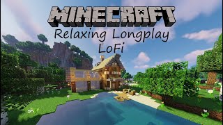 Minecraft Relaxing Longplay - Building a Quiet Home + LoFi (No Commentary) [17.1] screenshot 4
