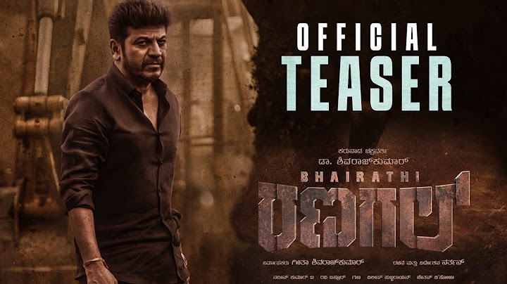 Bhairathi Ranagal Official Teaser |  Dr Shivarajkumar | Narthan | Geetha Pictures | Mafti 2 |