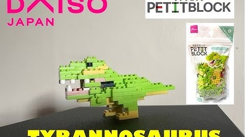 [DAISO] Petit Block - Tyrannosaurus