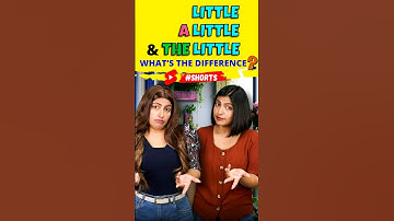 Little, A Little, The Little में क्या अंतर है? Spoken English Phrase, English Connection #shorts