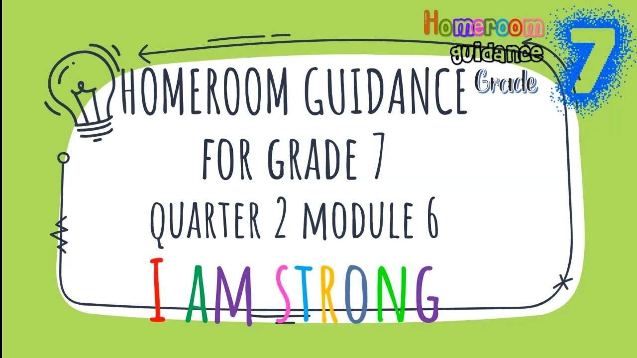 Powerpoint Grade 7 Homeroom Guidance Module 6 I Am Strong Youtube