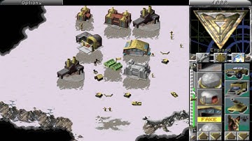 CnCNet C&C Red Alert - multiplayer game, 2 players and 6 cpu (Lunar Battlefield)