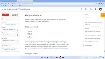 [NEW] - Set Up Network and HTTP Load Balancers - [GCP007]