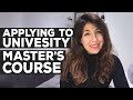 How to Apply to University for a Master's Course | Postgraduate | Atousa