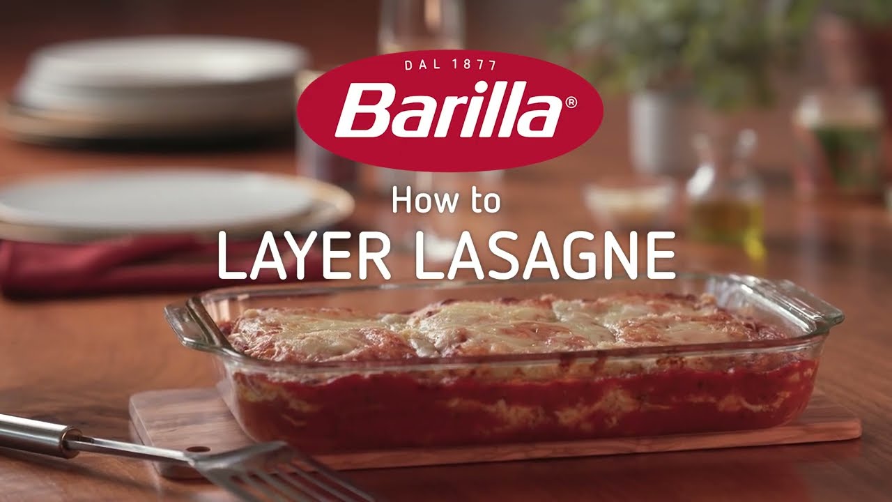 Barilla Kitchen Tips  | How to Layer & Store Lasagna