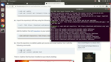 How to Install Sublime Text 3 on Linux (Ubuntu 18.04)