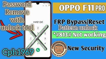 OPPO F11 PRO CPH1969/CPH1987 PASSWORD FRP bypass UNLOCKTOOL oppo f11 forget Password google account 
