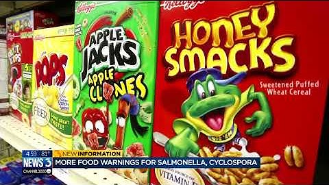 Another health alert added to long list of foods possibly contaminated with salmonella, cyclospora