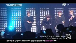 [Perf] HD 110618 Mnet SMTOWN LIVE in PARIS - Sorry Sorry -SUPER JUNIOR