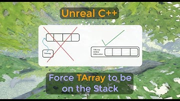 How to force TArray to be on the stack in Unreal (TInlineAllocator) - UE C++ Tutorial