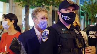 BLM Protesters Surround, Harass Rand Paul, Wife Leaving White House After RNC